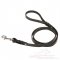 "Full Control" Braided Leather Great Dane Leash With Stainless Steel Snap-hook