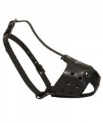 Padded Leather Basket Great Dane Muzzle
