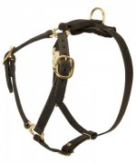 Handcrafted Leather Dog Harness Without Chest Plate