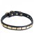 Leather Great Dane Collar with Small Elegant Brass Plates