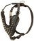 Spiked Leather Great Dane Harness for Fashion Dog Walking