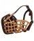 Basket Leather Great Dane Muzzle for Attack Training