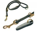 Multifunctional Soft Leather Great Dane Leash