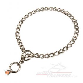 Quick effect Stainless Steel Choke Collar 1/9 inch (3 mm)