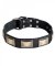 Plated Leather Dog Collar for Great Dane Walking