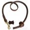 Professional Pocket Leather Dog Training Leash for Great Dane