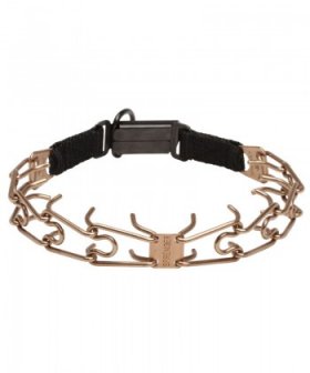 'Briar Patch' Click Lock Buckle Great Dane Pinch Collar Made of Curogan - 1/8 inch (3.2 mm)