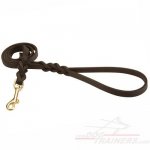 High Quality Handcrafted Leather Dog Leash for Great Dane
