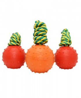 Water Rubber Great Dane Ball with String for Training and Playing in Water