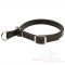 Leather choke dog collar for Great Dane