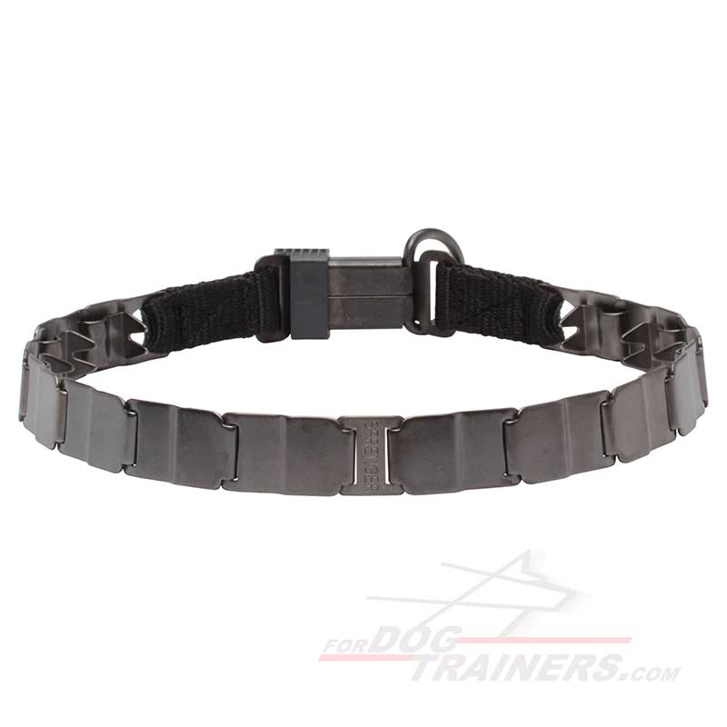'Strength'n'Power' Neck Tech Great Dane Sport Collar of Matt Stainless Steel
